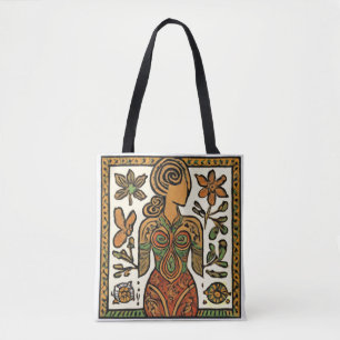 Divine Feminine Earth Goddess Tote Bag