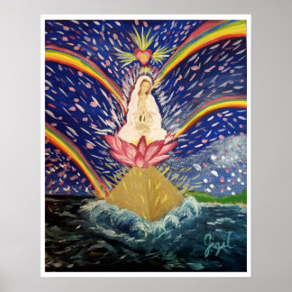 Divine Feminine Rising matte paper poster