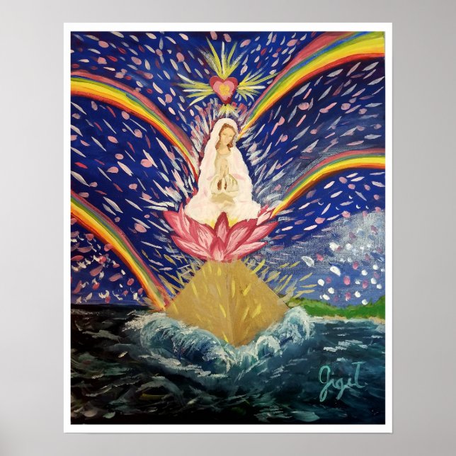 Divine Feminine Rising matte paper poster (Front)