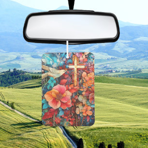 Divine Fragrance for Your Space: Christian Cross Car Air Freshener