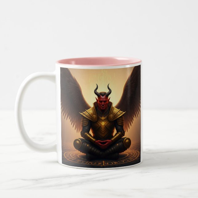 "Divine Gamer Balance: Devil Angel Cup Design" (Left)
