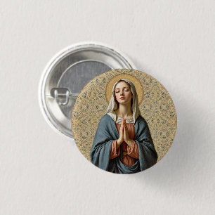 Divine Grace Prayer 3 Cm Round Badge