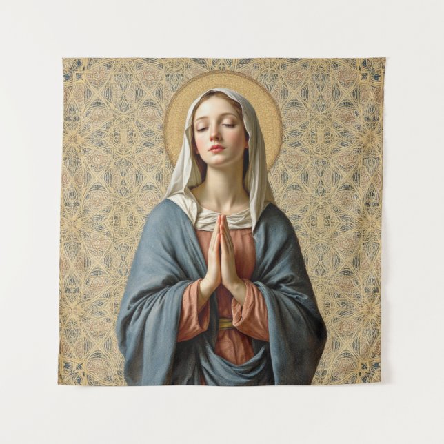 Divine Grace Prayer Tapestry (Front)