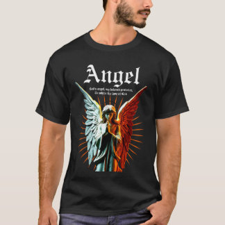 Divine Guardian Angel - Half Light Half Dark T-Shirt