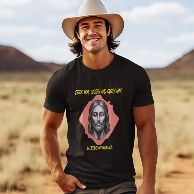 Divine Guidance: Seek, Listen, Obey T-Shirt (Creator Uploaded)