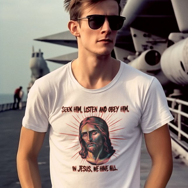 Divine Guidance: Seek, Listen, Obey T-Shirt (Creator Uploaded)