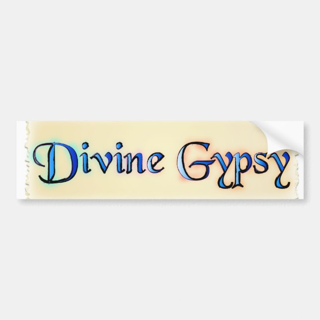 Divine Gypsy Bumper Sticker (Front)