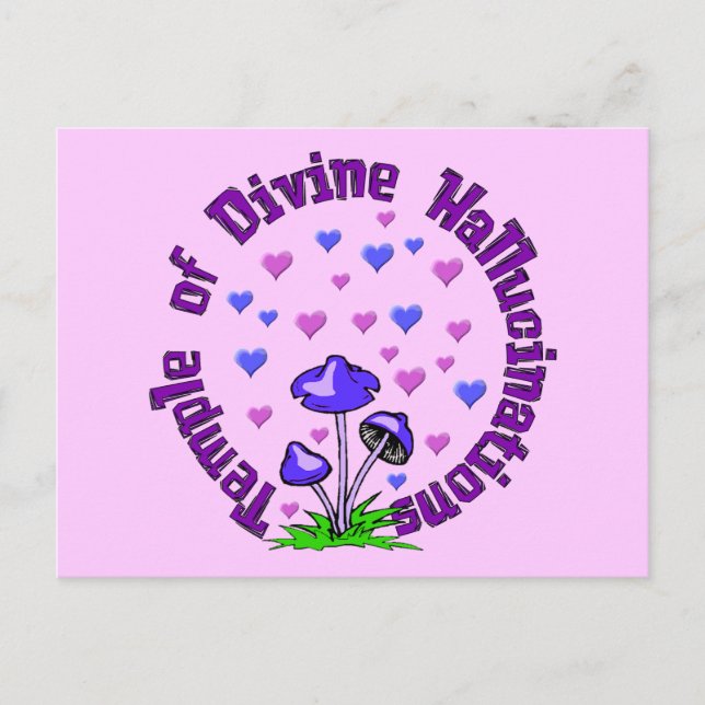 Divine Hallucination Temple Postcard (Front)