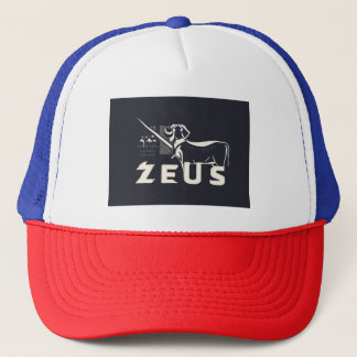Divine Headwear Elegance,Zeus Logo Trucker Hat