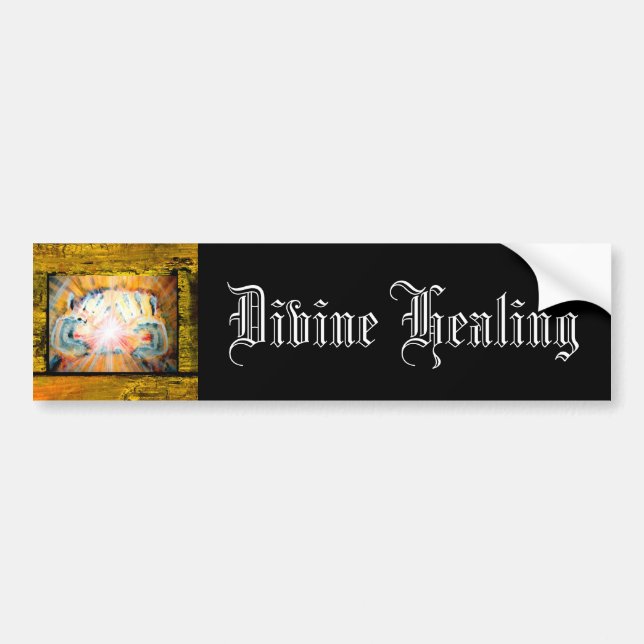 Divine Healing Bumper Sticker (Front)