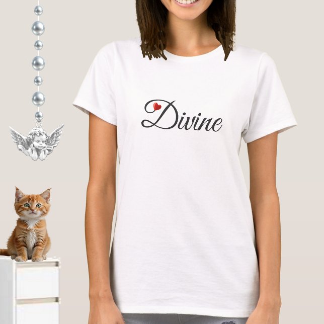 Divine heart calligraphy T-Shirt (Creator Uploaded)