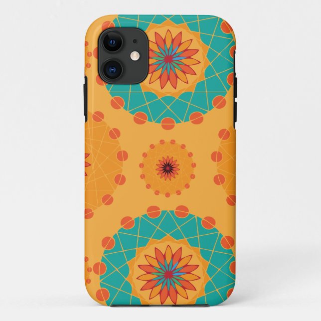 Divine heart flower patterns Case-Mate iPhone case (Back)