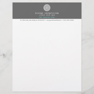 Divine Impression Blue 2 Customised Letterhead