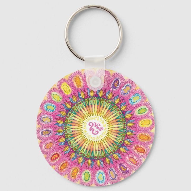 Divine Integration Mandala 4 Keychain (Front)