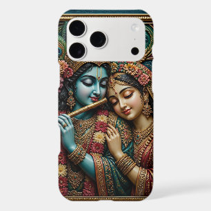 Divine Krishna and Radha Traditional Art