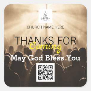Divine Light Church Thank You Sticker