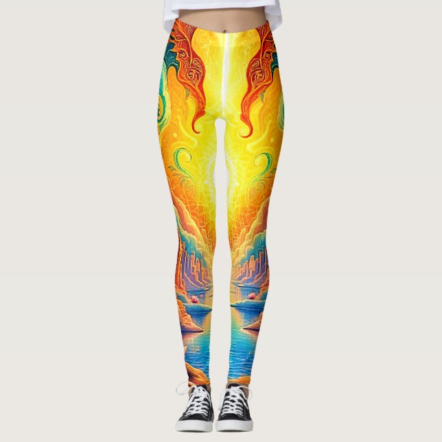 Divine Light City Awakening Leggings (Front)