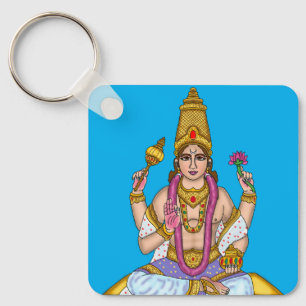 Divine Lord Chandra Keychain