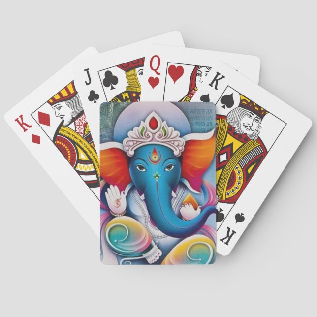 Divine Lord Ganesh Collection Playing Cards (Back)
