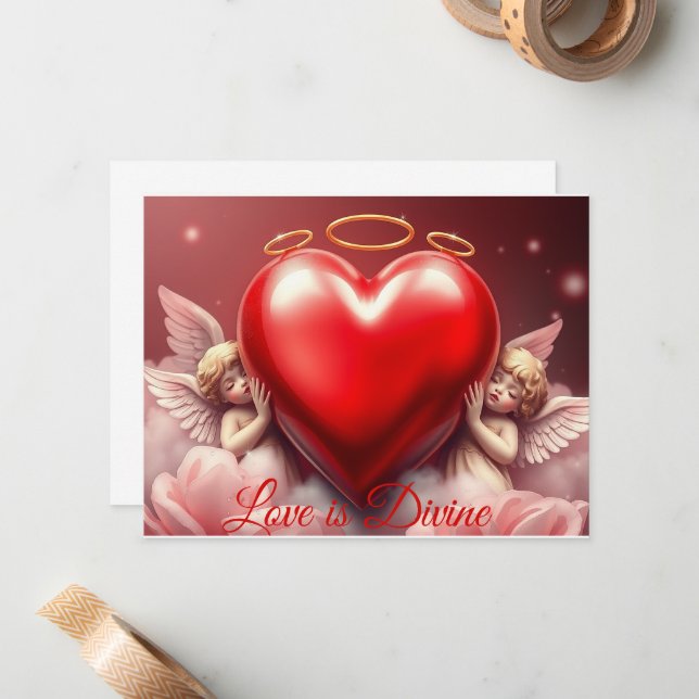 Divine Love  Card (Front/Back In Situ)