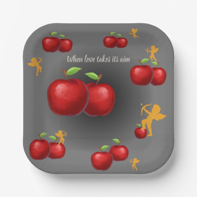 Divine Love Paper Plate (Front)