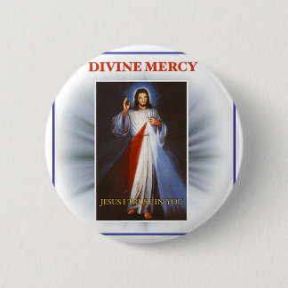 Divine Mercy 6 Cm Round Badge