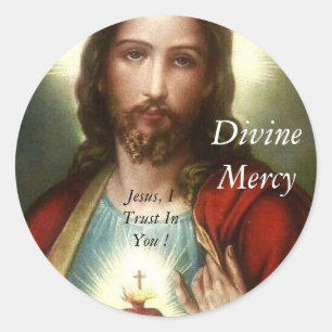 Divine Mercy    Classic Round Sticker