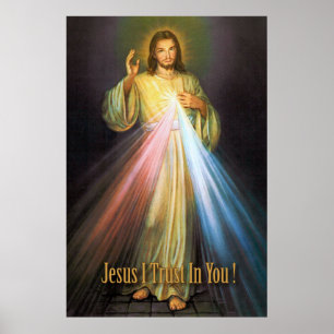 Divine Mercy Devotional Image Poster