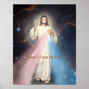 Divine Mercy Devotional Image. Poster