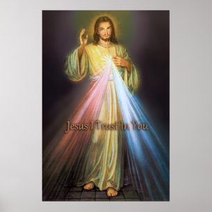 Divine Mercy Devotional Image. Poster