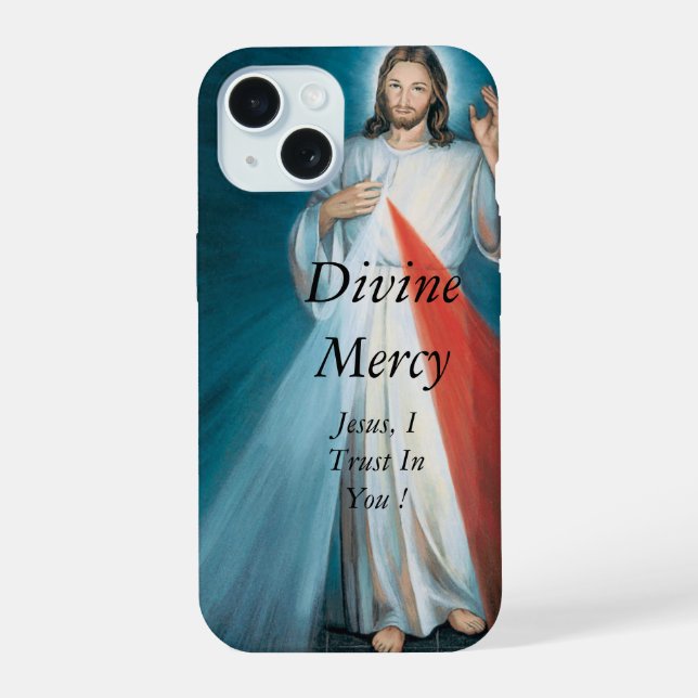 Divine Mercy iPhone 15 Case (Back)