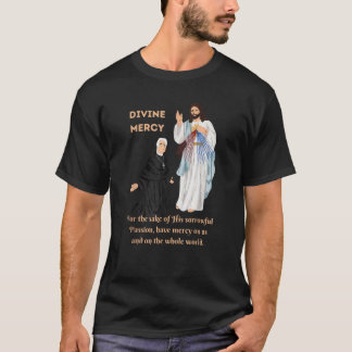 Divine Mercy Jesus and Saint Faustina T-Shirt