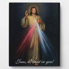 Divine Mercy Jesus I trust in you! 8x10 with easel