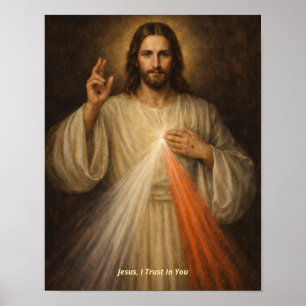 Divine Mercy - Jesus, I Trust In You Art Print
