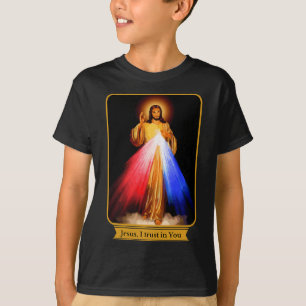 Divine Mercy Jesus I Trust In You Catholic T-Shirt