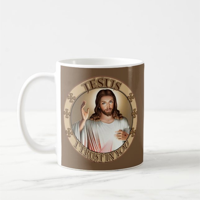 Divine Mercy Jesus I Trust in You Gear. Coffee Mug (Left)