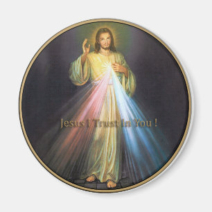 DIVINE MERCY JESUS I TRUST IN YOU MAGNET