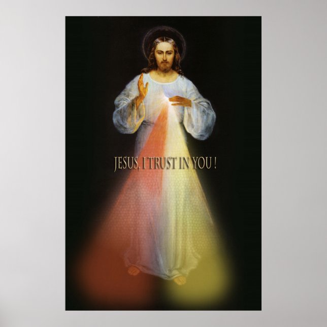 Divine Mercy Jesus I Trust In You ! Poster (Front)