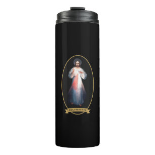 Divine Mercy, Jesus I Trust in You Thermal Tumbler