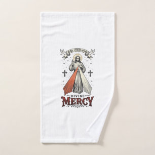 Divine Mercy Jesus I Trust in You Vintage Shirt De Hand Towel