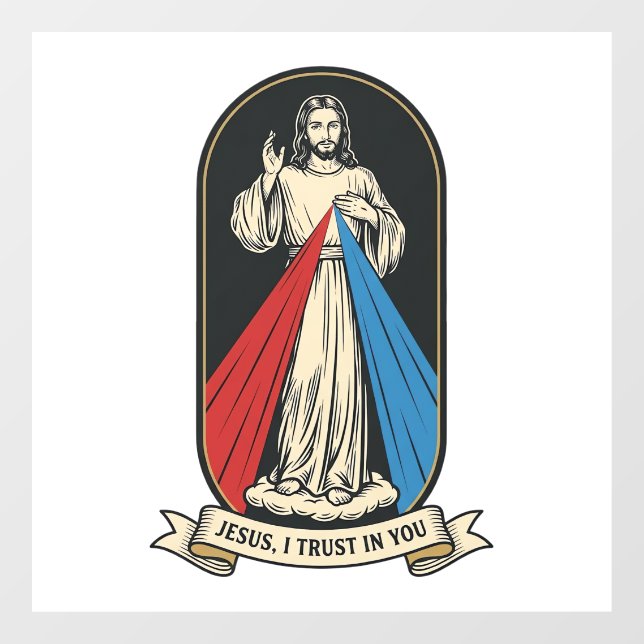 Divine Mercy Jesus Vintage (Sheet)