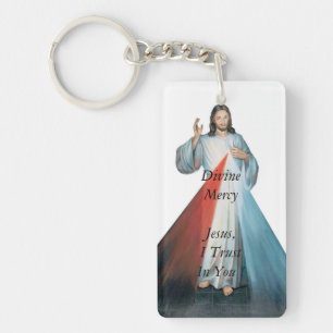 Divine Mercy Jeus, I Trust In You ! Key Ring