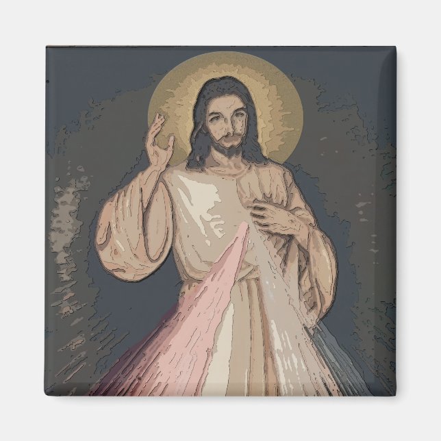 Divine Mercy Magnet (Front)