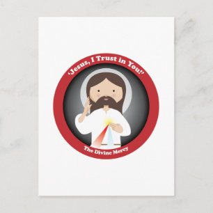Divine Mercy of Jesus Postcard