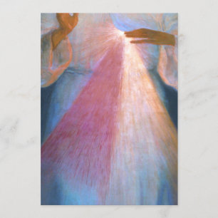 Divine Mercy Original By Kazimirowski Invitation