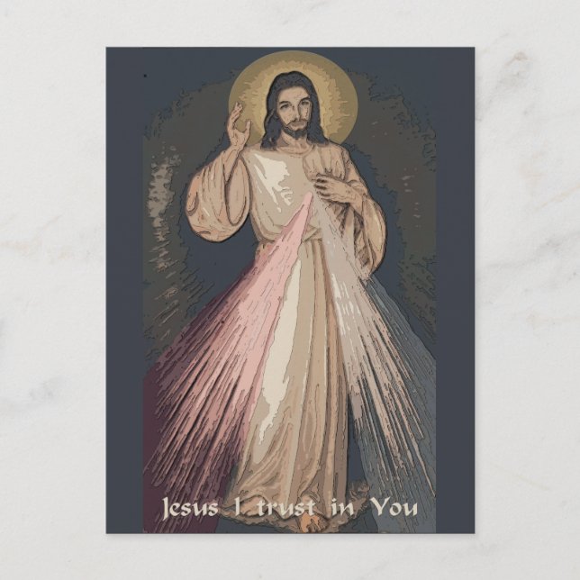 Divine Mercy Postcard (Front)