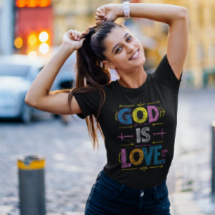 Divine Message: God Is Love Arrows T-Shirt