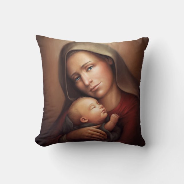 Divine Motherhood Cushion (Front)