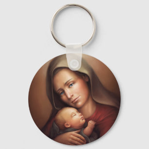 Divine Motherhood Key Ring