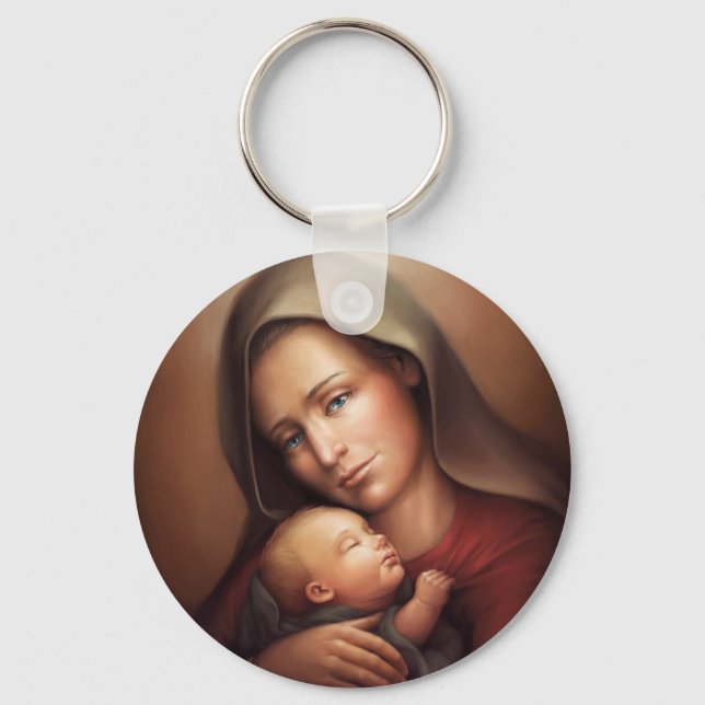 Divine Motherhood Key Ring (Front)